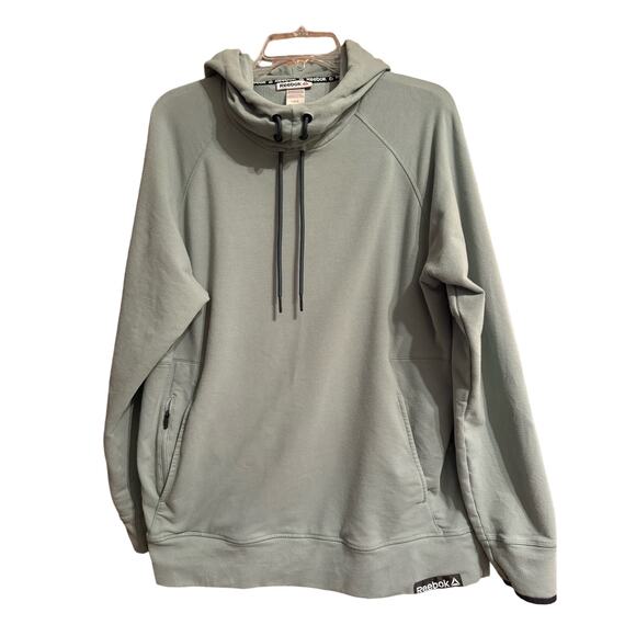 Reebok Men's Size L Hoodie Cowl Neck Sweatshirt - Picture 1 of 4